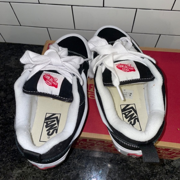 Vans Black and White Knu Stack unisex Mens 4.5 Womens 6 - Picture 7 of 13